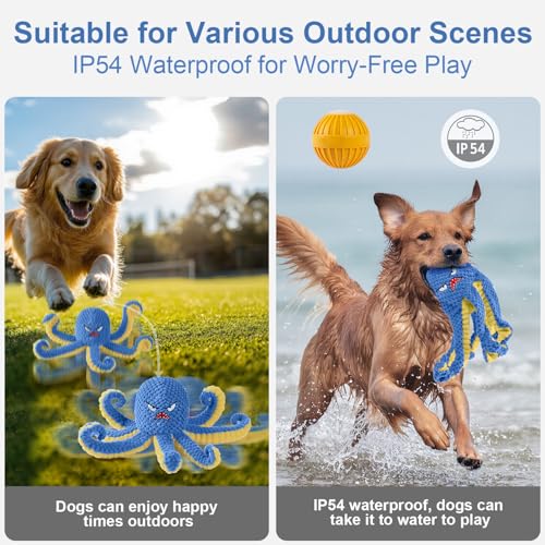 Interactive Dog Toys Octopus to Keep Them Busy (Blue)