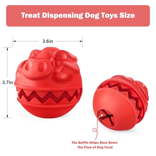 Rubber Treat Dispensing Dog Toys