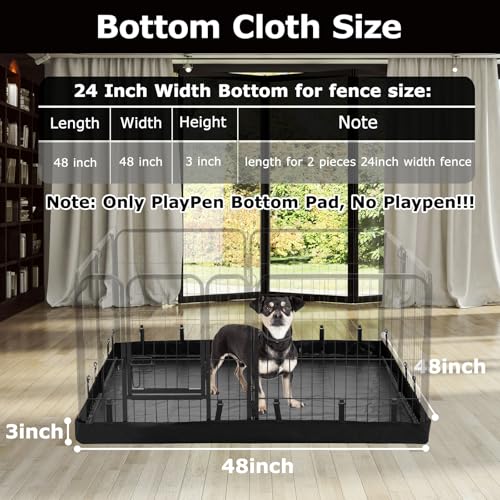 Square Playpen Bottom Pad for 32'' Width 8 Panel Pen (8-Panels 31.3"W)