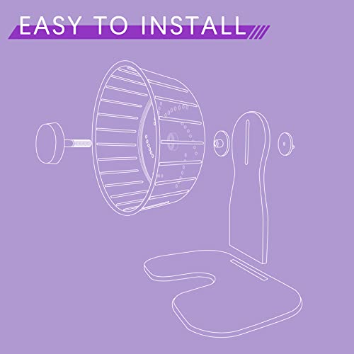 Hamster Exercise Wheel (8.3 Inch / Purple)