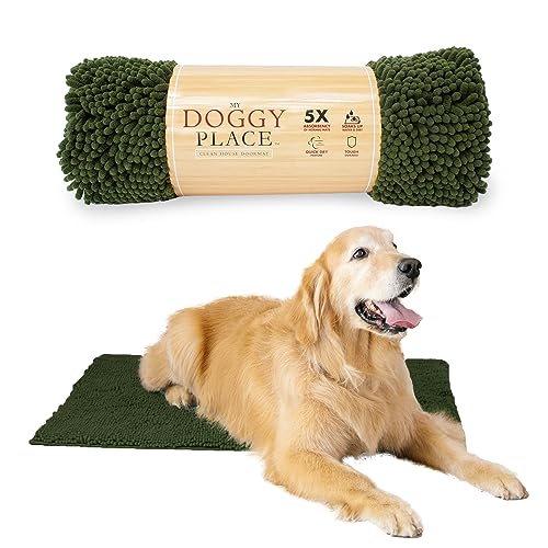 Dog Mud Mat 36" x 26" Chive (36" x 26" / Chive)