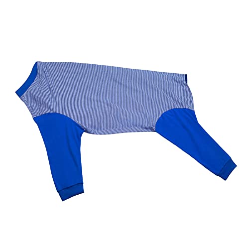 Dog Onesie Surgery Recovery Suit for Large Medium Bodysuit Dogs Pajamas PJS Full Body for Shedding (7X-Large (Pack of 1) / Blue)