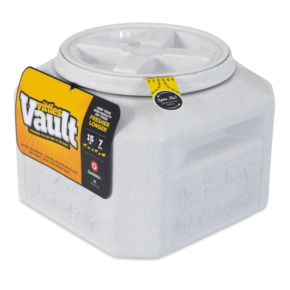 Vittles Vault Airtight Pet Food Storage Container (15 Pounds)