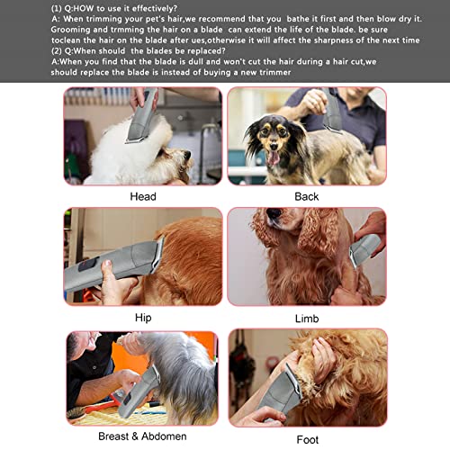 5FC Blade Dog Grooming Clipper Blades (5fc:1/4''(6.3mm))