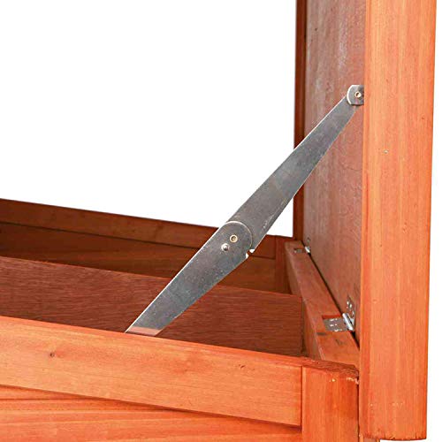 natura Rabbit Hutch with Run (1-Story Rabbit Hutch, Large)