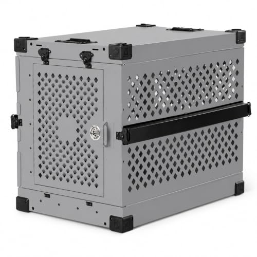Impact Collapsible Dog Crate (Gray / 34.5"L x 23.0"W x 29.0"H)