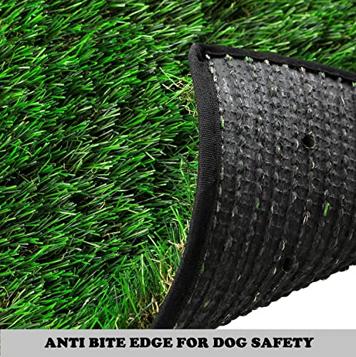 Dog Grass Pad with Tray (S 23”×16” for Dog＜ 19" Length)