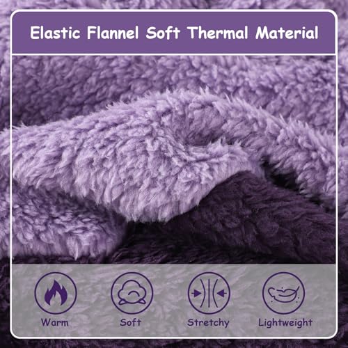 Dog Sweaters for Small Dogs (Medium (Chest 16.1in) / Purple)
