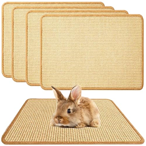 4PCS Rabbit Scratch Mat (24"x16")