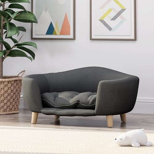 Elroy Orthopedic Dog Bed (Dark Gray)