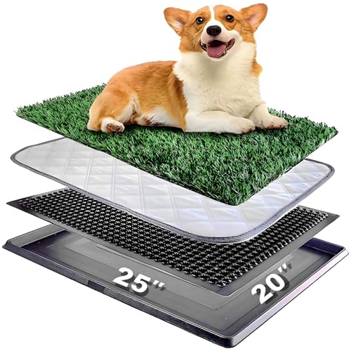 Dog Grass Pad with Tray 25"X20" (25"×20")