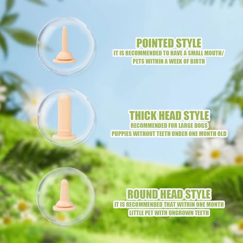 Pet Feeding Bottle Set (1 Bottle+3 Nipples+2 Syringes + 1 measuring cup)