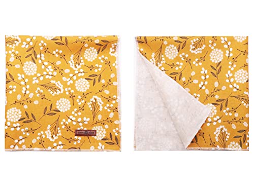 Flower Dog Bandana (Yellow / Small (Pack of 1))