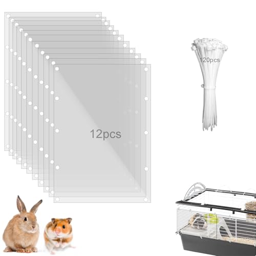 Pet Cage Liner Protection (12PCS,11.8"x7.9")