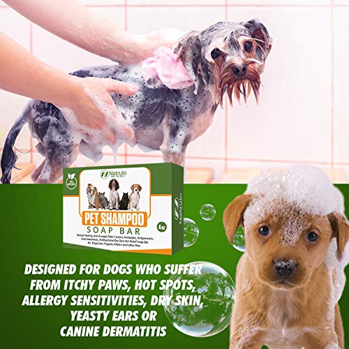 All Natural Pet Shampoo Soap Bar for Dogs