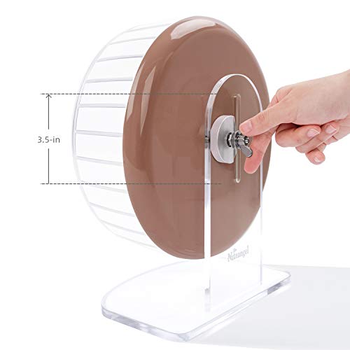 Super Silent Hamster Exercise Wheels (Medium / Brown)