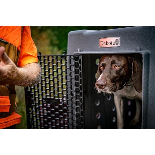 Dakota 283 Canine Rough and Tough Economy Dog Crate (Large / Dark Granite)