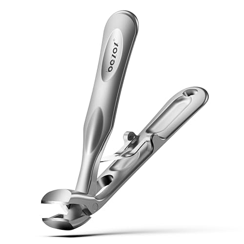 Toenail Clippers for Thick Toenails (Silver / Extra Large)