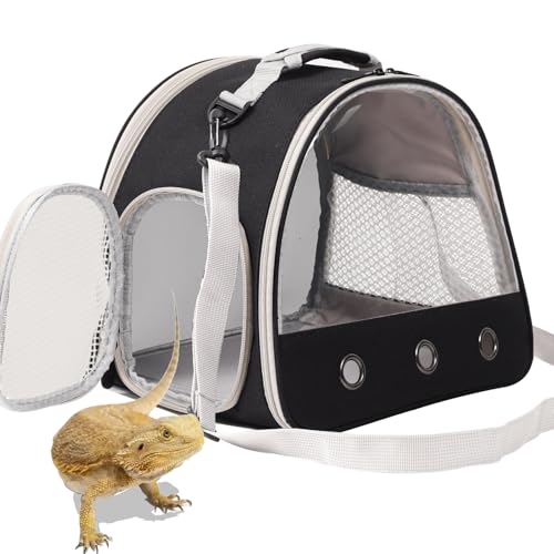 Bearded Dragon Travel Carrier (Black)