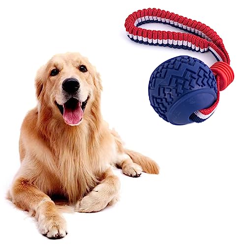 Dog Ball with Rope Toy