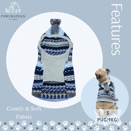 Cute Sweater for Dogs and Cats Soft Flannel Pet Outfit Warm and Cozy Animal Hoodie Small to Large Pet Clothes for Halloween Parties and Everyday Wear (Medium)