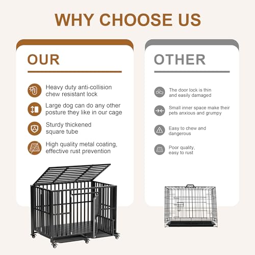 Heavy Duty Dog Crate (60in)
