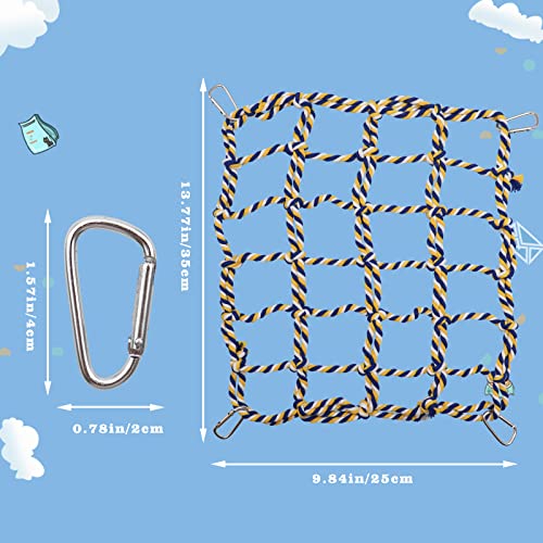 2 Pack Large Colorful Bird Rope Net (Large(14 × 10 Inches))