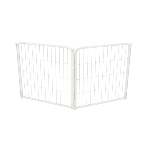 Homeplus Indoor Dog Playpen (White / 24"H)