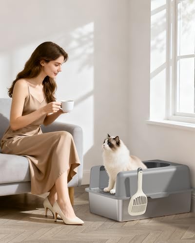 Stainless Steel Cat Litter Box (X-Large)