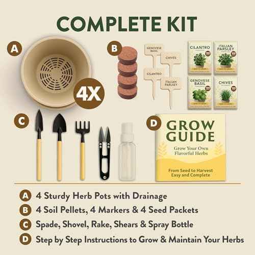 4 Herb Indoor Garden Kit