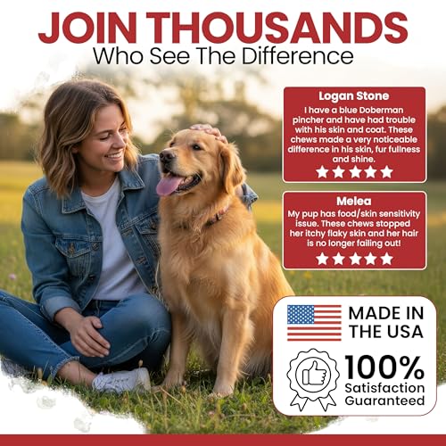 Omega 3 Fish Oil for Dogs (180 Chews)