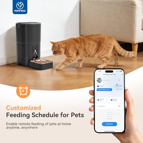 Automatic Cat Feeder with App (Yellow)