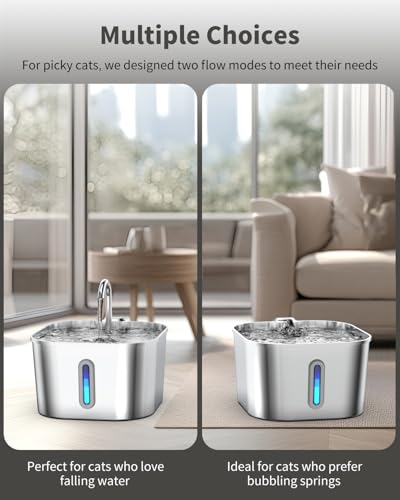 Cat Water Fountain Stainless Steel (2.2L/74oz)