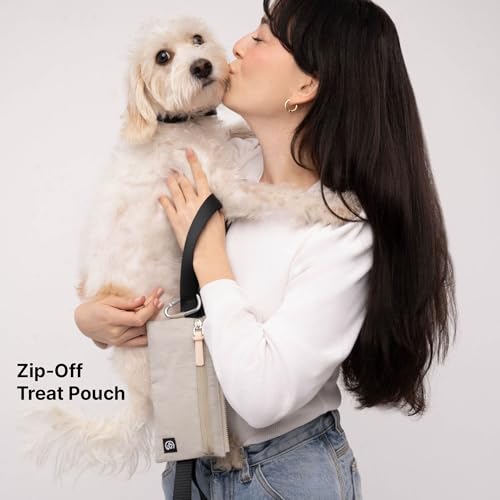 Porter 2-in-1 Dog Gear Travel Backpack - 10 Pockets, Sand (Sand)
