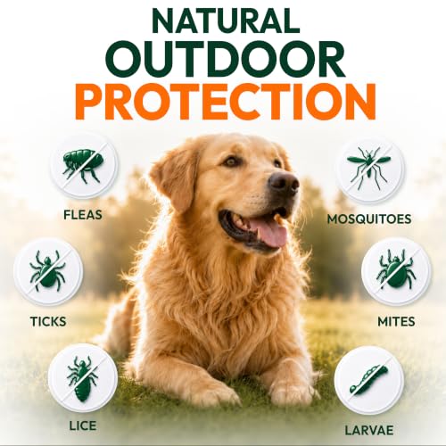 Flea and Tick Prevention for Dogs Pills (Brown / 250 Chews)