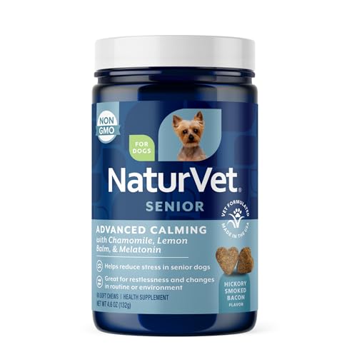 Senior Advanced Calming Aid Dog Supplement (60 Count (Soft Chews))