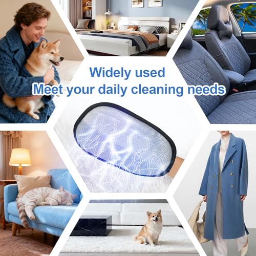 2Pcs Pet Hair Removal Gloves Cat & Dog