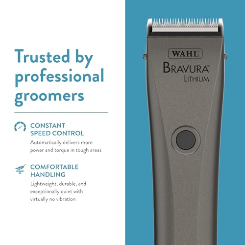 Professional Animal Bravura Lithium Ion Clipper (Gunmetal)