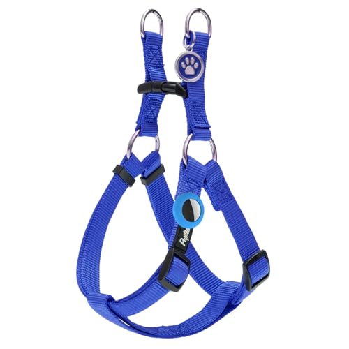 No Pull Dog Harness Small Sized Step (Navy Blue / Small)