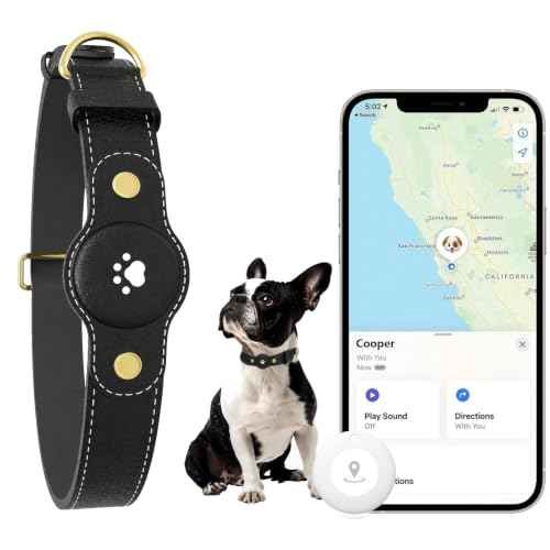GPS Tracker for Dogs (Black / S(8.5''-13''))