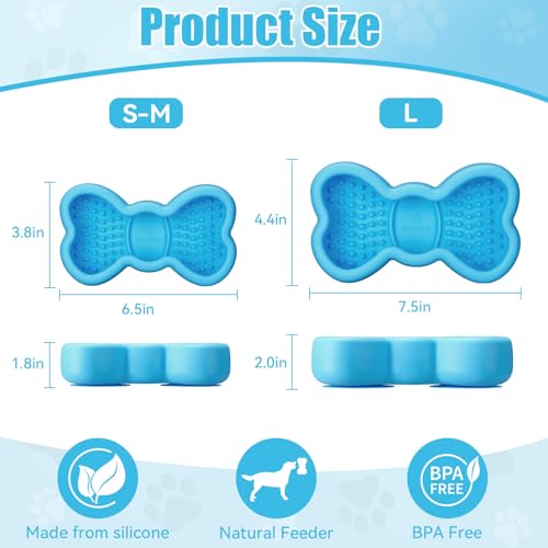 Lick Mat for Dogs (L / A-Light blue)