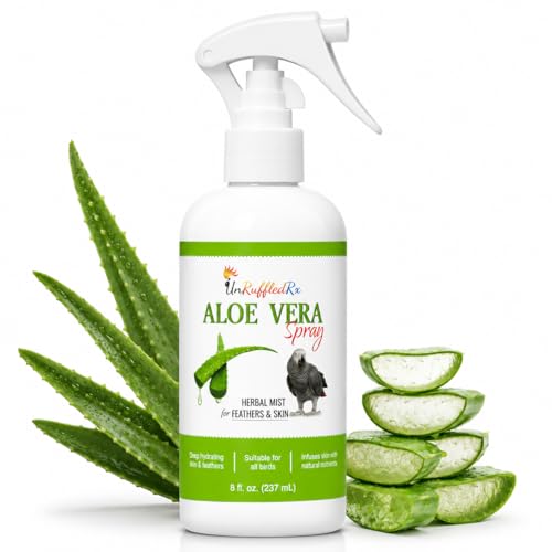 Aloe Vera Bird Spray for Parrots (8 Fl Oz (Pack of 1))