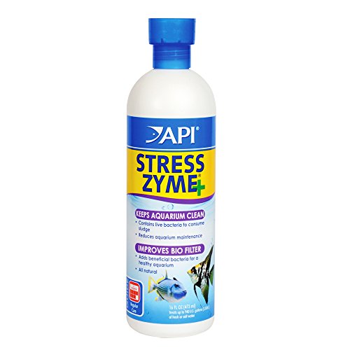 STRESS ZYME Freshwater and Saltwater Aquarium Cleaning Solution 16 (16 oz)