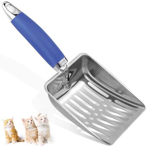 Cat Litter Scoop (M / Navy Blue)