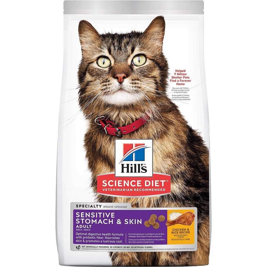 Sensitive Stomach & Skin Dry Cat Food (7 Pound (Pack of 1))