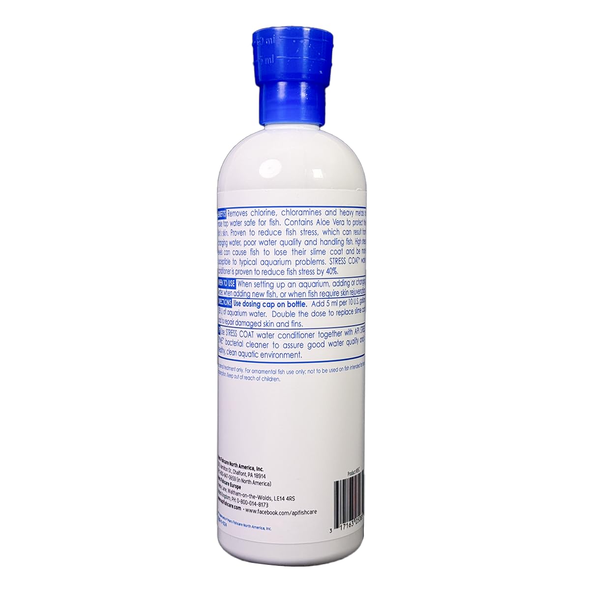 Stress Coat Aquarium Water Conditioner 16 (16 fl oz / Aquarium Treatment without Pump)