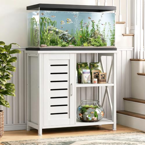20 29 Gallon Fish Tank Stand (White / 20-29 Gallon)