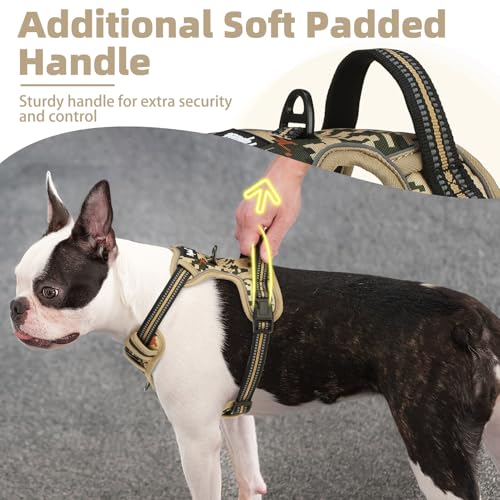 No Pull Tactical Dog Harness Small Sized (Camouflage / Small)