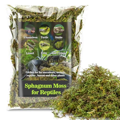 Sphagnum Moss for Reptiles (15.8 Ounces / Green)