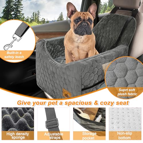 Dog Car Seat for Small (Gray / Medium)